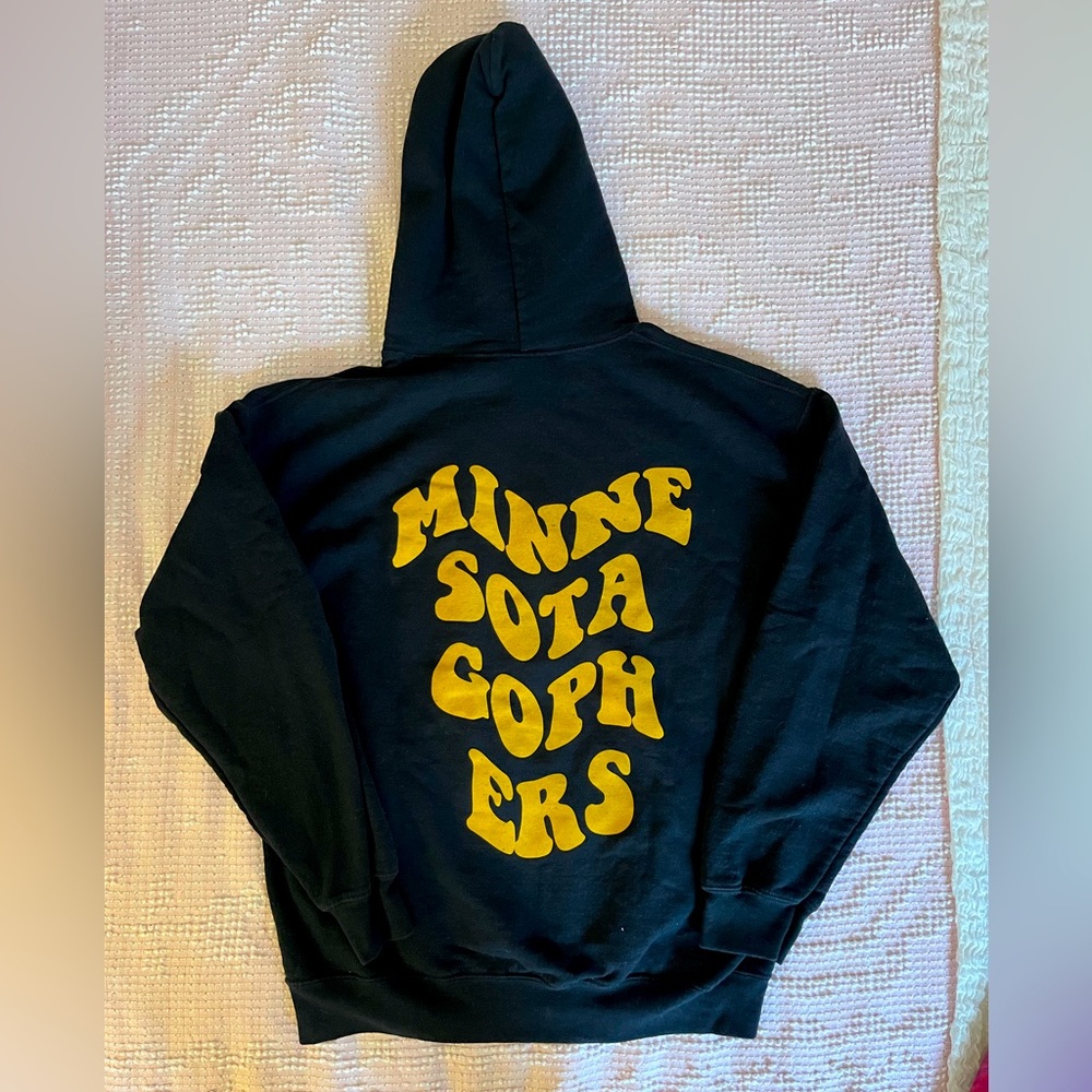 UMN Gophers custom print hoodie